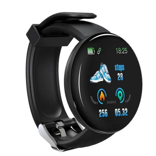 D18 Bluetooth Smart Bracelet – Fitness Tracker with Heart Rate & Blood Pressure Monitor