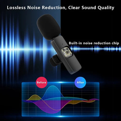 K8 Wireless Lavalier Microphone