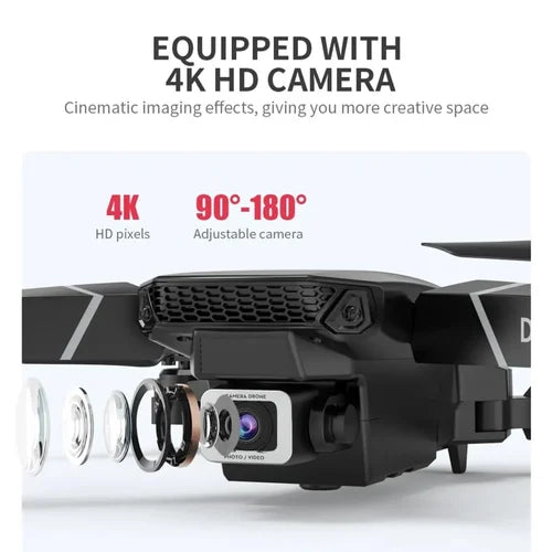 E88 Pro Foldable Drone with 4K HD Camera, WiFi FPV, and Altitude Hold