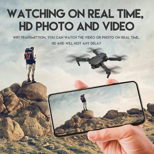 E88 Pro Foldable Drone with 4K HD Camera, WiFi FPV, and Altitude Hold